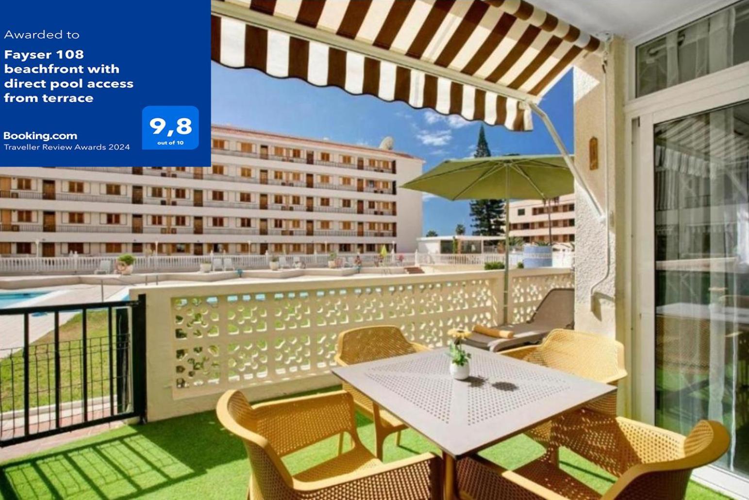Fayser 108 Beachfront With Direct Pool Access From Terrace Arona  Esterno foto